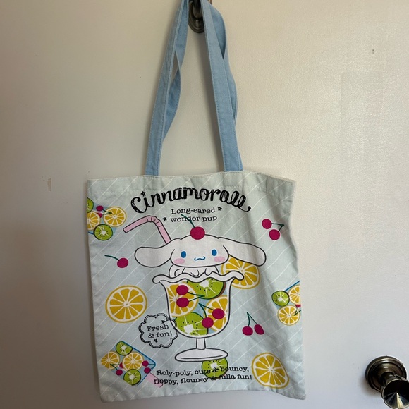 Sanrio Handbags - Sanrio Cinnamoroll Canvas Tote bag